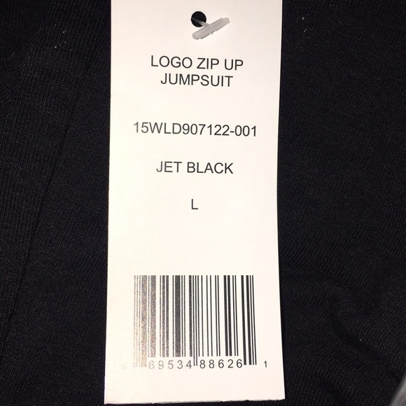 BEBE LOGO ZIP UP JUMPSUIT - Picture 5 of 5